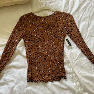 BP, small, sheer long sleeve